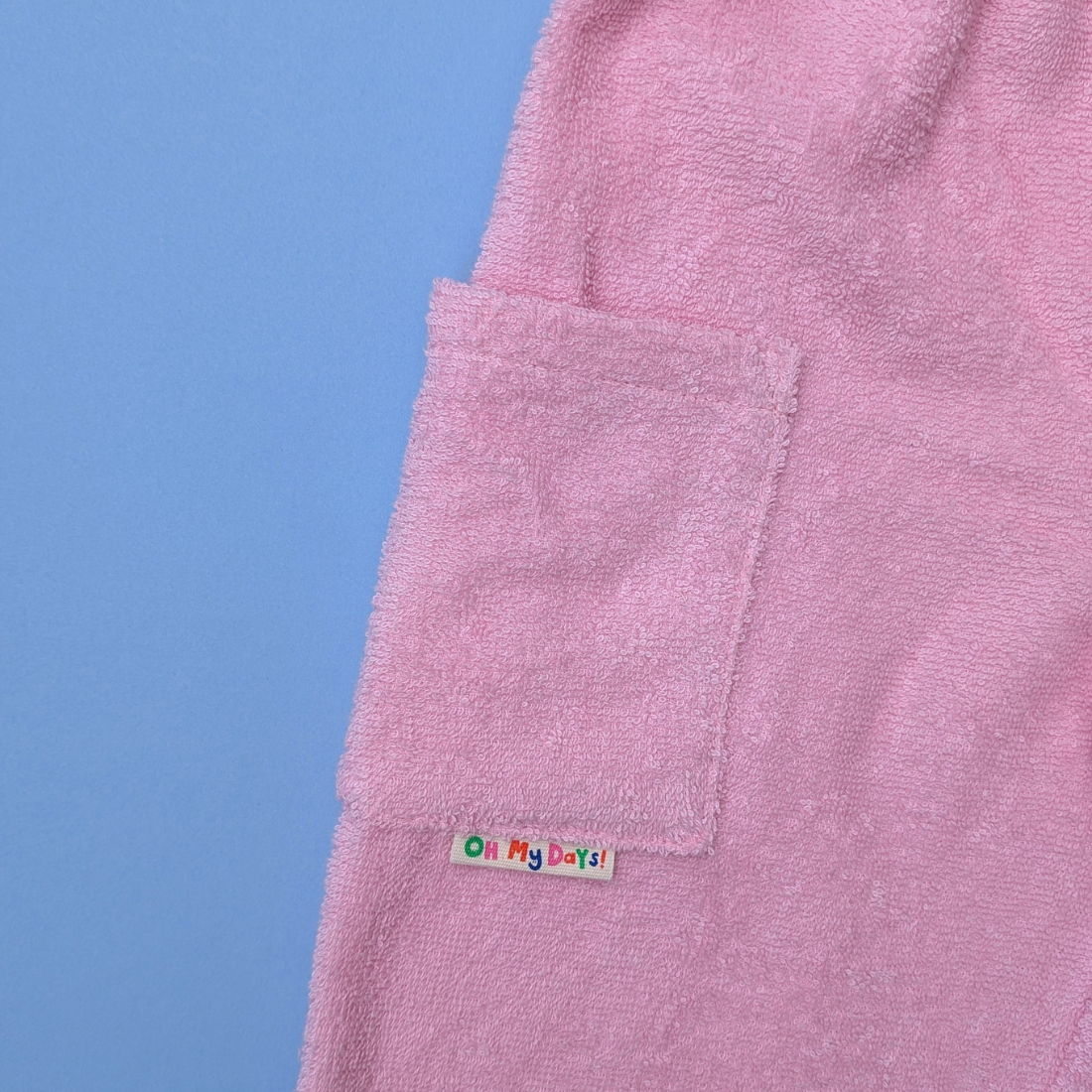 Pink Terry Towelling Trousers