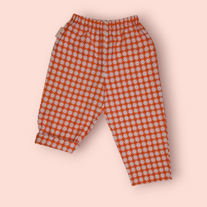 Orange Daisy Trousers