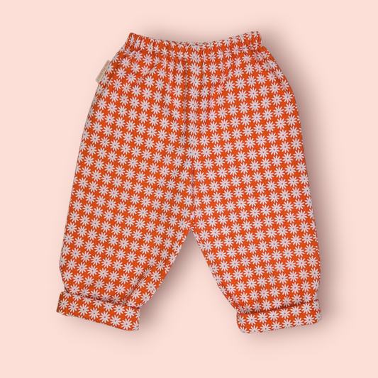 Orange Daisy Trousers
