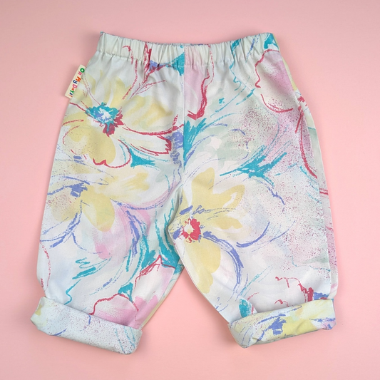 80s Floral Trousers