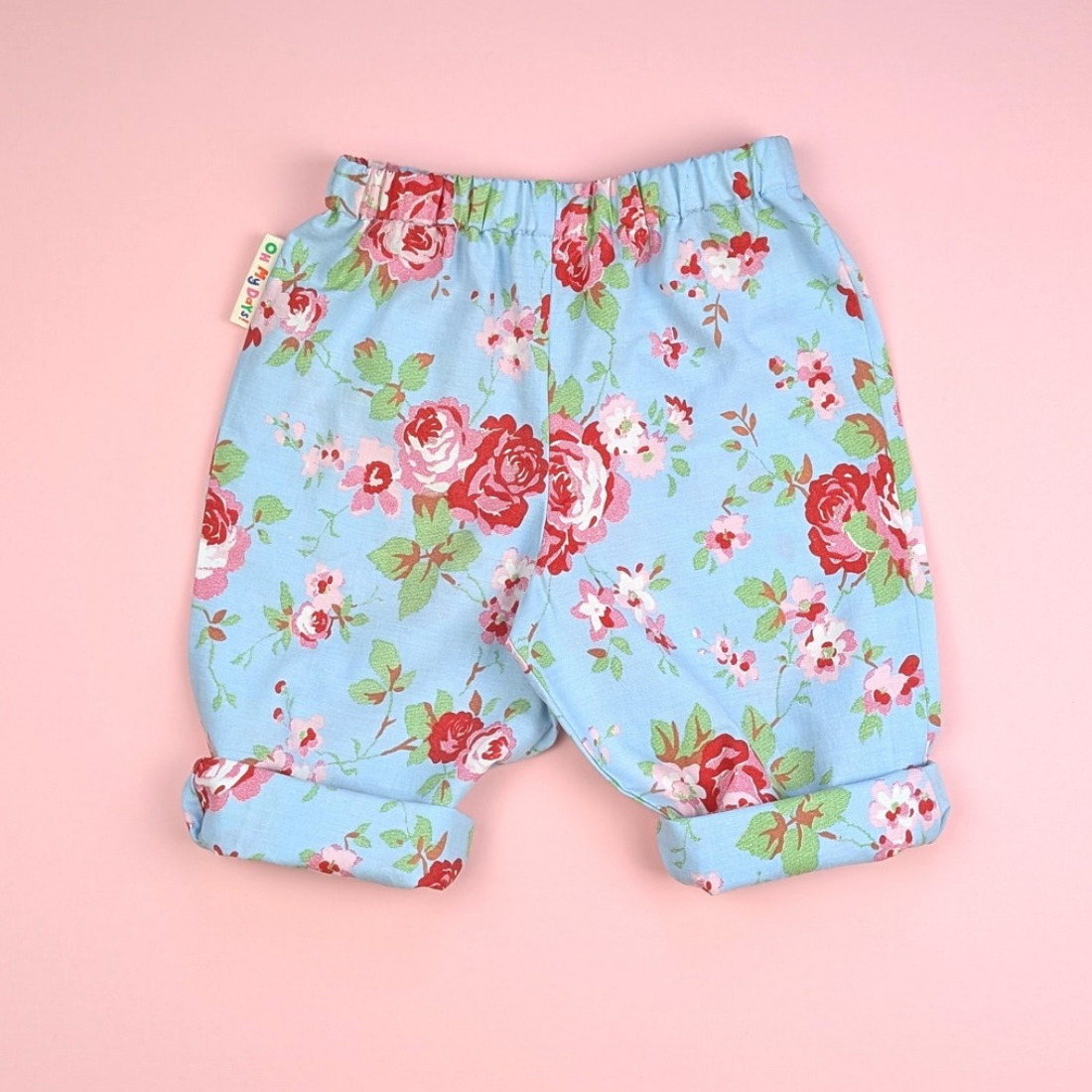 Blue Floral Trousers
