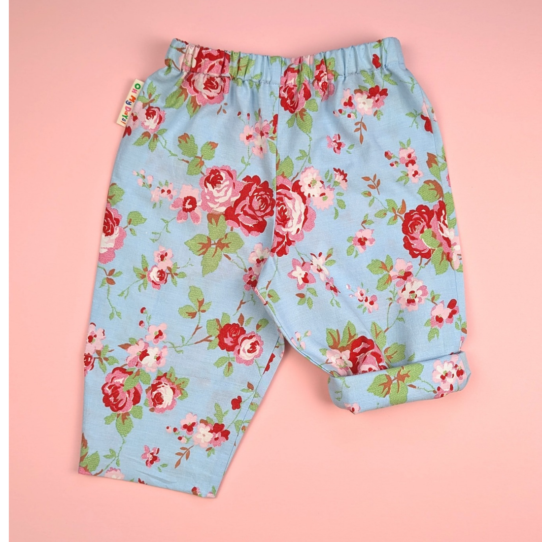 Blue Floral Trousers