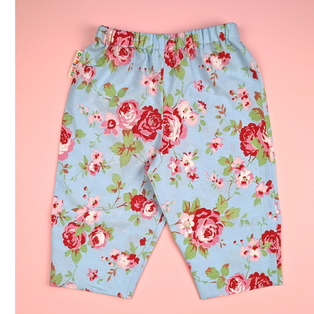 Blue Floral Trousers