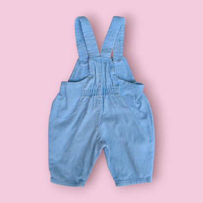 Vintage Baby Blue Corduroy Dungarees