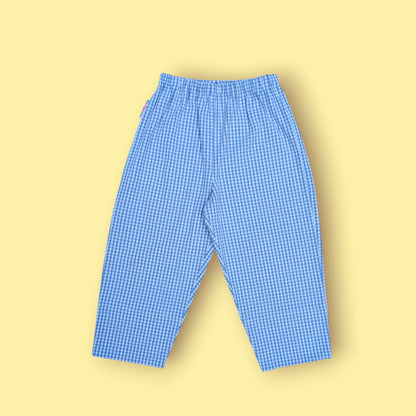 Blue Gingham Trousers