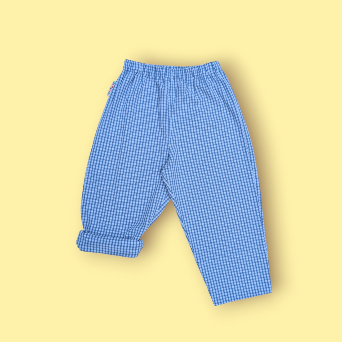 Blue Gingham Trousers