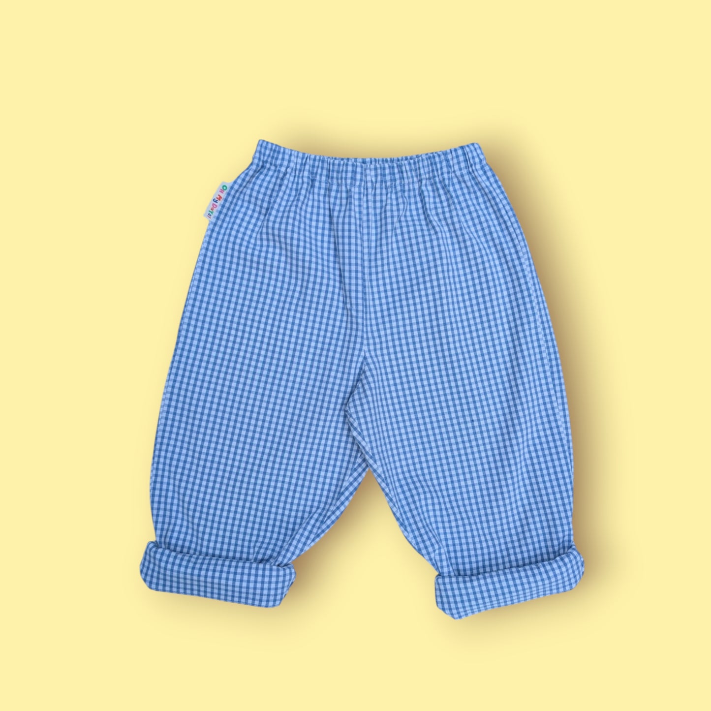 Blue Gingham Trousers