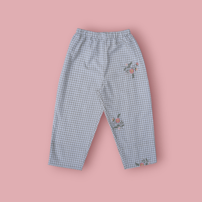 Gingham and Floral Trousers