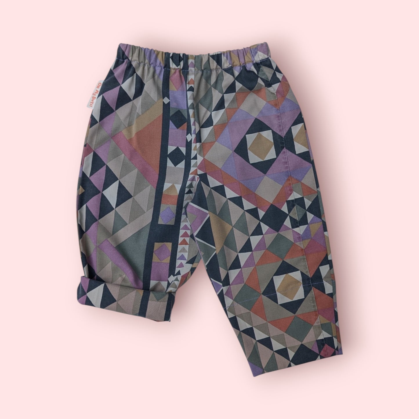 Muted Geometric Trousers