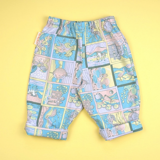 Pastel 80s Illustration Trousers