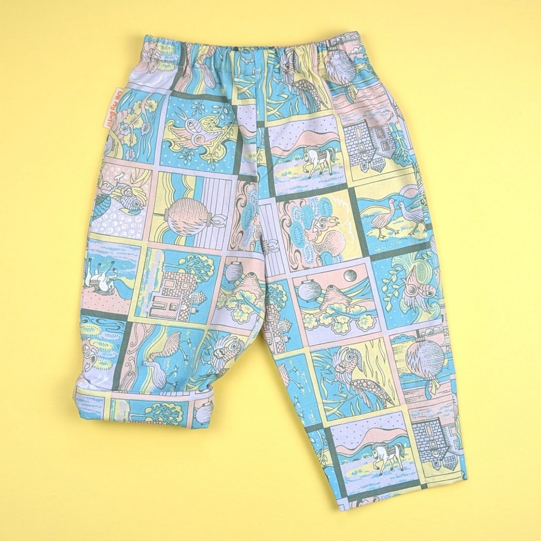 Pastel 80s Illustration Trousers