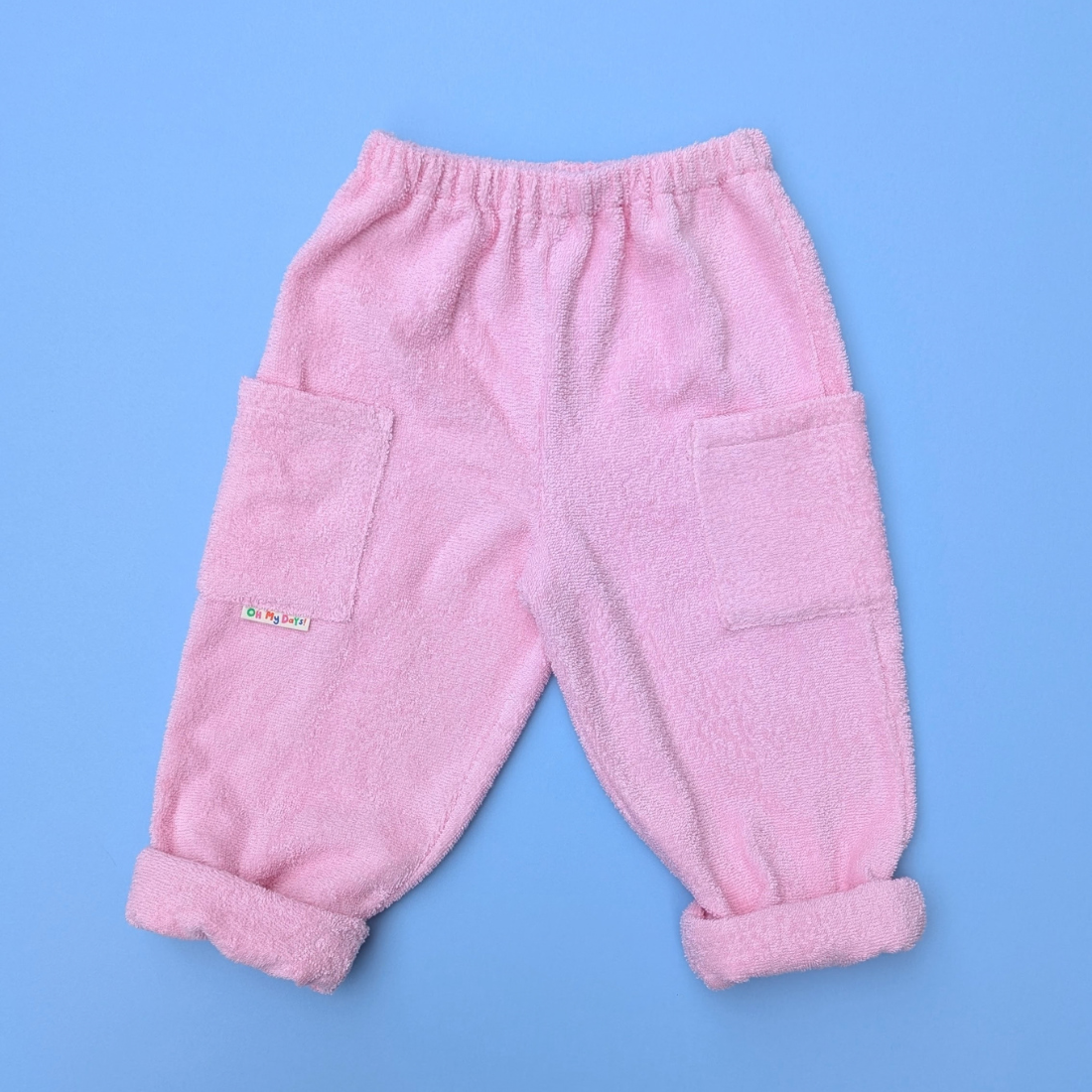 Pink Terry Towelling Trousers