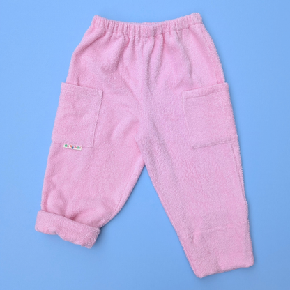 Pink Terry Towelling Trousers
