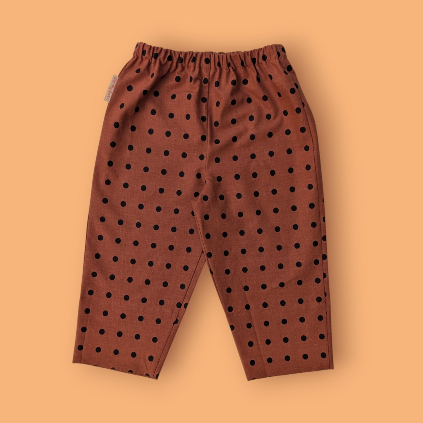 Rust Polka Dot Trousers