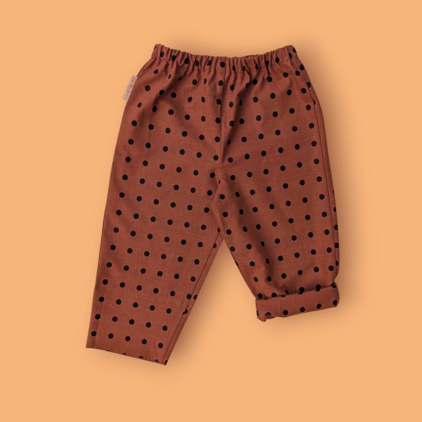 Rust Polka Dot Trousers