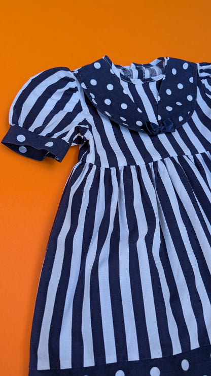 Vintage Spotty Sailor Dress
