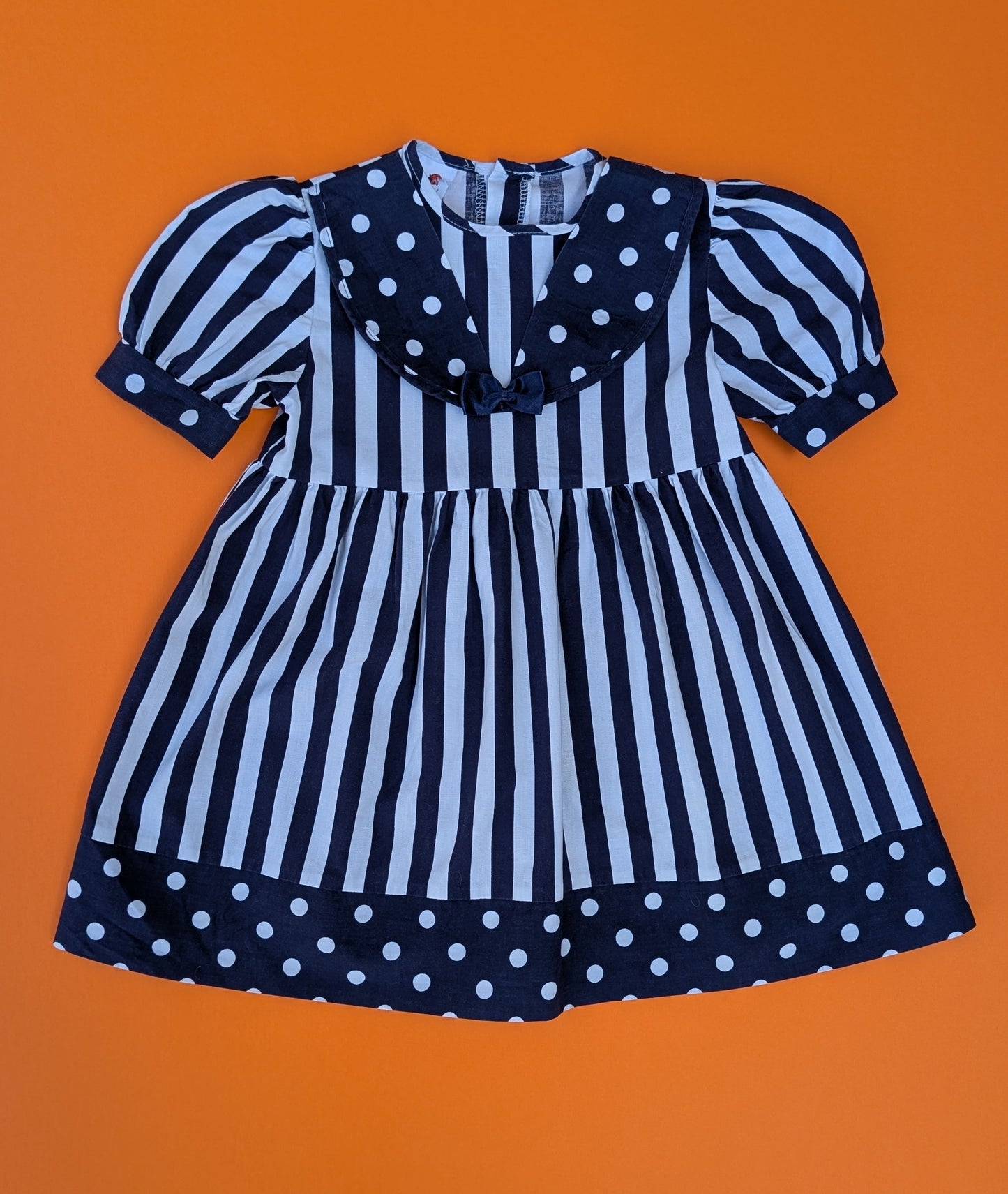 Vintage Spotty Sailor Dress