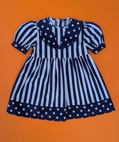 Vintage Spotty Sailor Dress