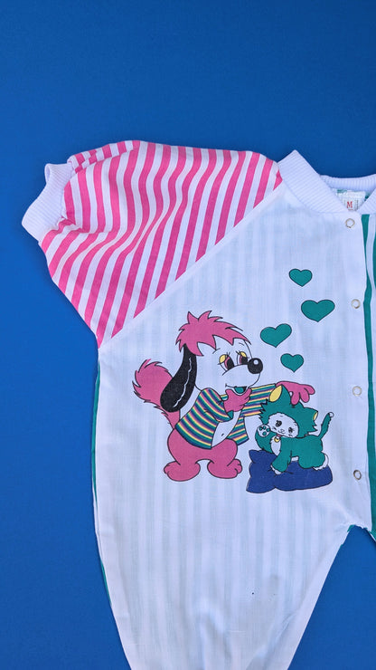 Vintage Cartoon Romper