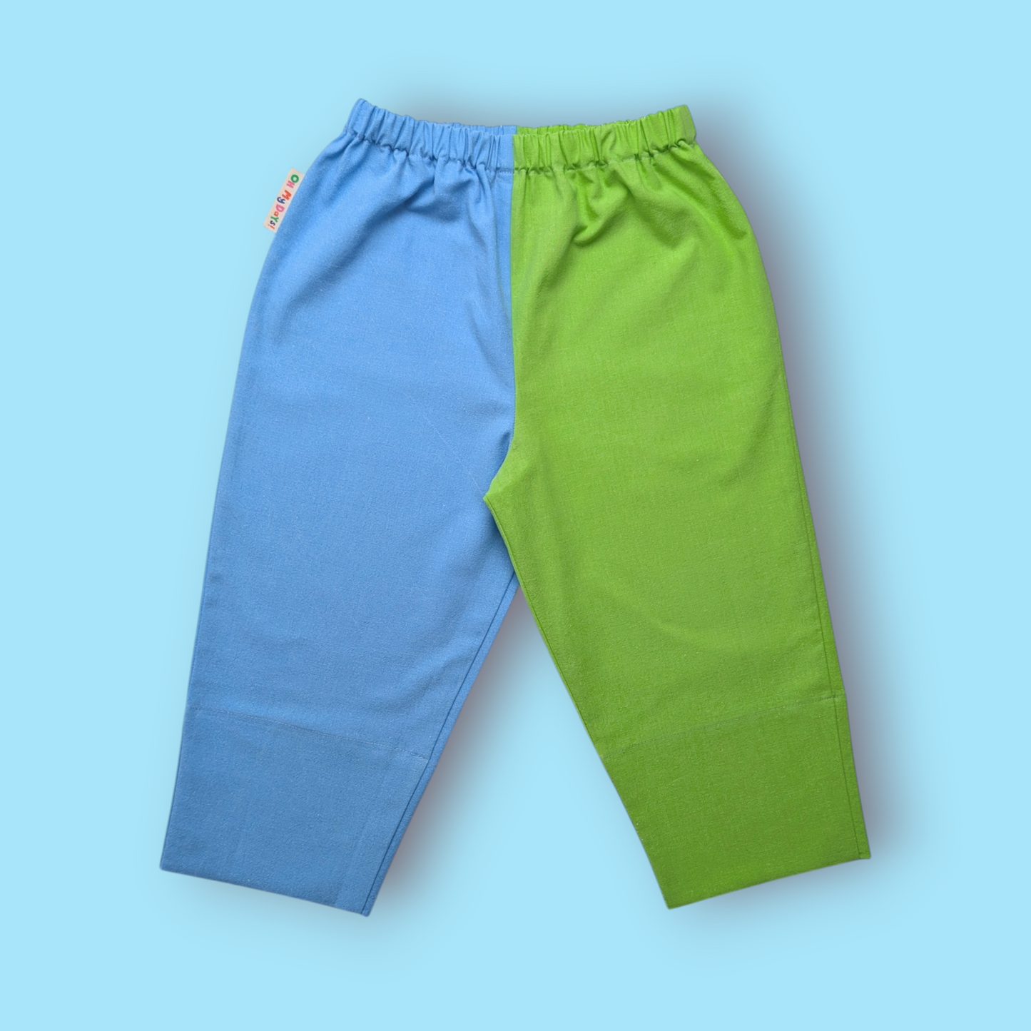 Blue and Green Trousers