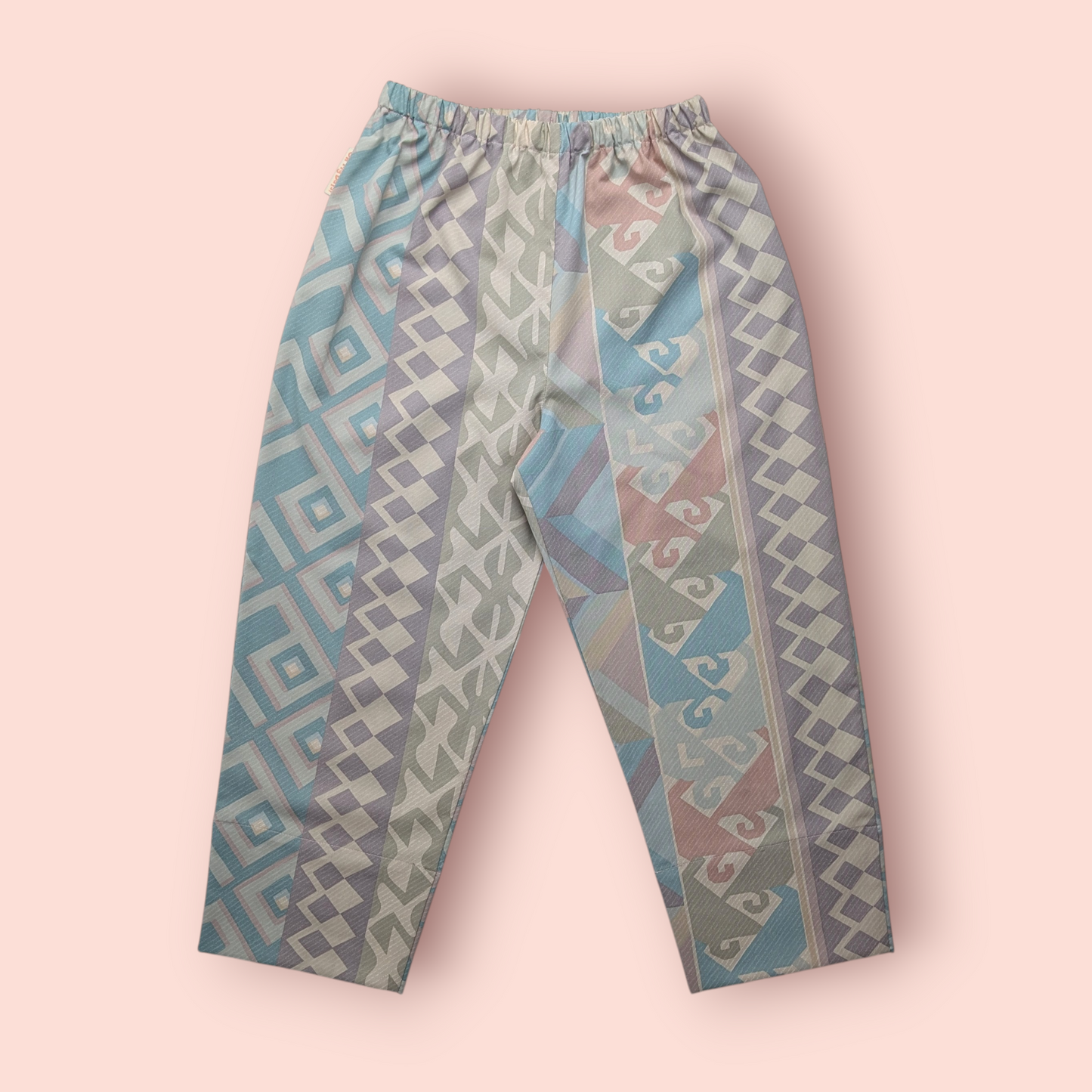 Pastel Ikat Print Trousers