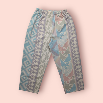 Pastel Ikat Print Trousers