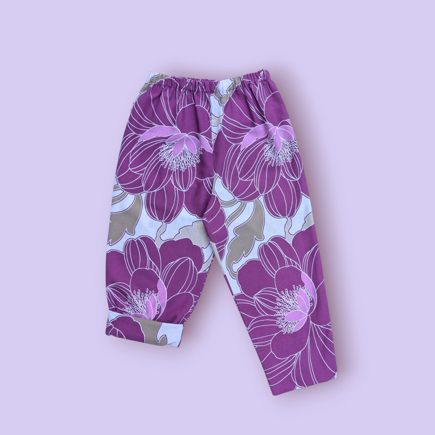 Purple Flower Trousers