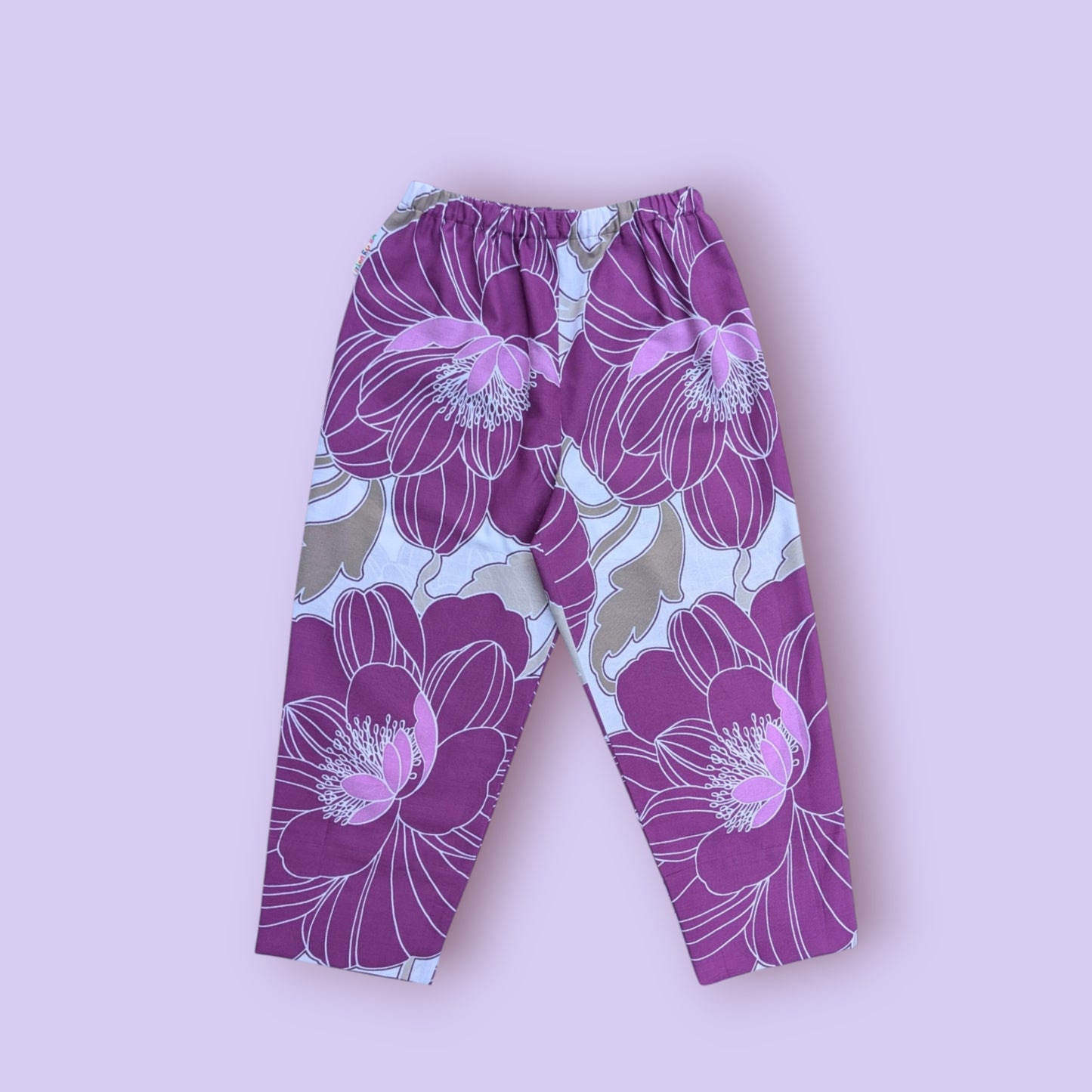 Purple Flower Trousers