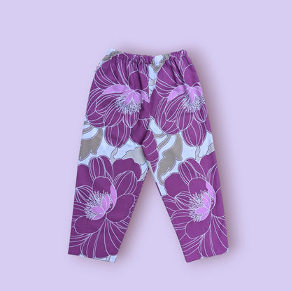 Purple Flower Trousers
