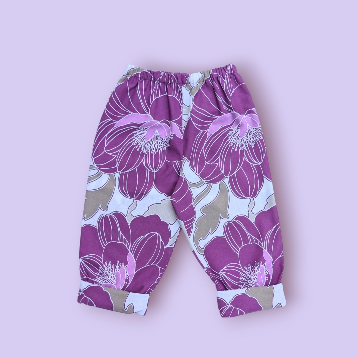 Purple Flower Trousers