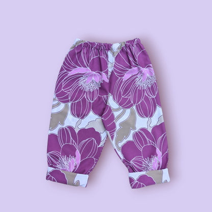 Purple Flower Trousers