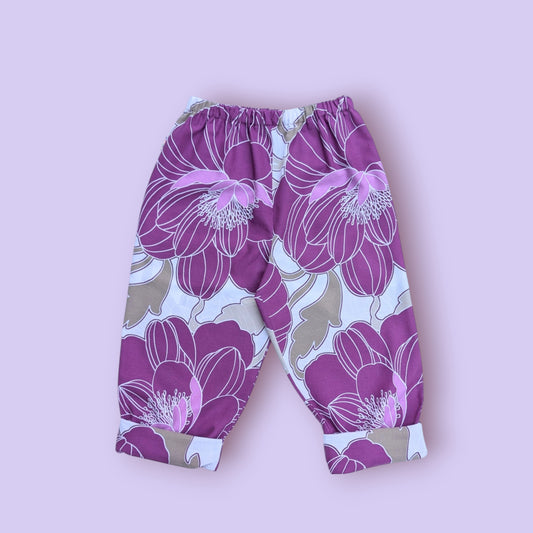 Purple Flower Trousers