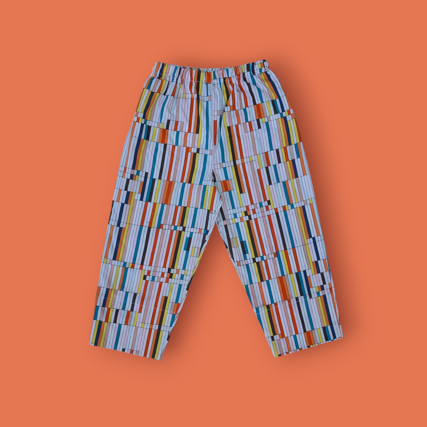 Multicoloured Pattern Trousers