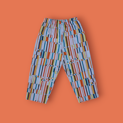 Multicoloured Pattern Trousers