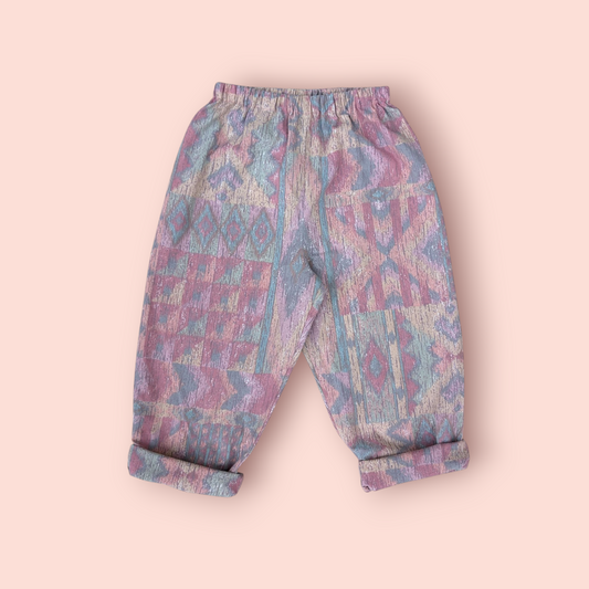 Pink Ikat Trousers