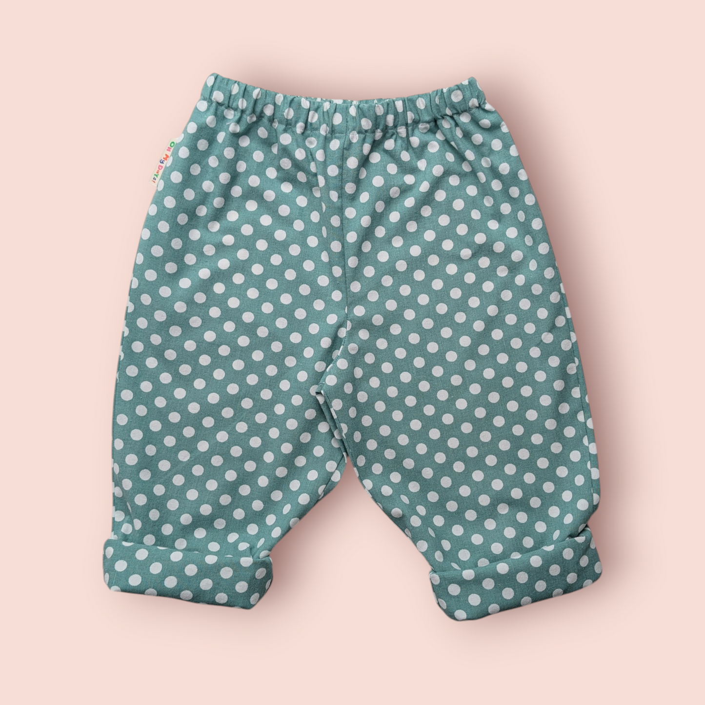 Sage Green Polka Dot Trousers
